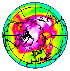 Ozone Field of 09 April 2015