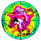 Ozone Field of 15 April 2015