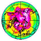 Ozone Field of 25 April 2015
