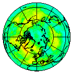 Ozone Field of 12 August 2015