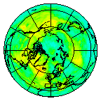 Ozone Field of 13 August 2015