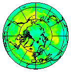 Ozone Field of 14 August 2015