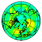 Ozone Field of 28 August 2015