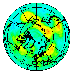 Ozone Field of 09 October 2015