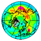 Ozone Field of 03 December 2015