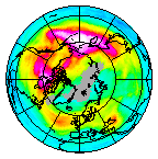 Ozone Field of 08 January 2016