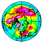 Ozone Field of 12 January 2016