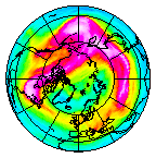 Ozone Field of 13 February 2016