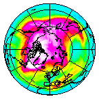 Ozone Field of 12 March 2016