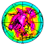 Ozone Field of 22 March 2016