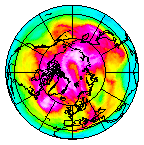 Ozone Field of 25 March 2016