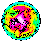 Ozone Field of 31 March 2016