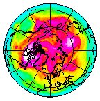 Ozone Field of 06 April 2016