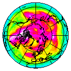 Ozone Field of 09 April 2016