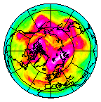 Ozone Field of 15 April 2016