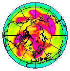 Ozone Field of 24 April 2016
