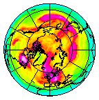 Ozone Field of 27 April 2016
