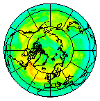 Ozone Field of 10 July 2016