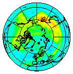 Ozone Field of 25 October 2016