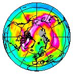 Ozone Field of 24 January 2017