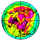 Ozone Field of 23 April 2017