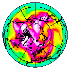 Ozone Field of 25 March 2018