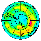 Ozone Field of 05 July 2002