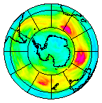 Ozone Field of 09 July 2002