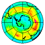 Ozone Field of 10 July 2002