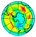 Ozone Field of 15 July 2002