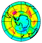 Ozone Field of 16 July 2002
