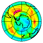 Ozone Field of 17 July 2002