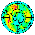 Ozone Field of 20 July 2002