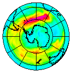 Ozone Field of 24 July 2002