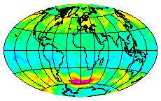 Ozone Field of 25 July 2002