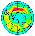 Ozone Field of 25 July 2002