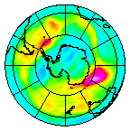 Ozone Field of 03 August 2002