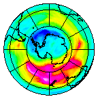 Ozone Field of 26 August 2002