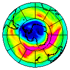 Ozone Field of 16 September 2002