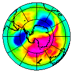 Ozone Field of 25 September 2002