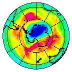 Ozone Field of 09 October 2002
