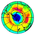 Ozone Field of 14 October 2002