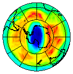 Ozone Field of 16 October 2002