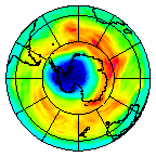 Ozone Field of 21 October 2002