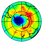 Ozone Field of 22 October 2002