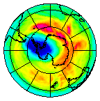 Ozone Field of 24 October 2002