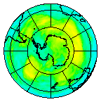Ozone Field of 04 January 2003