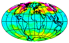 Ozone Field of 05 January 2003