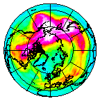 Ozone Field of 05 January 2003