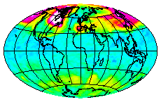 Ozone Field of 09 January 2003